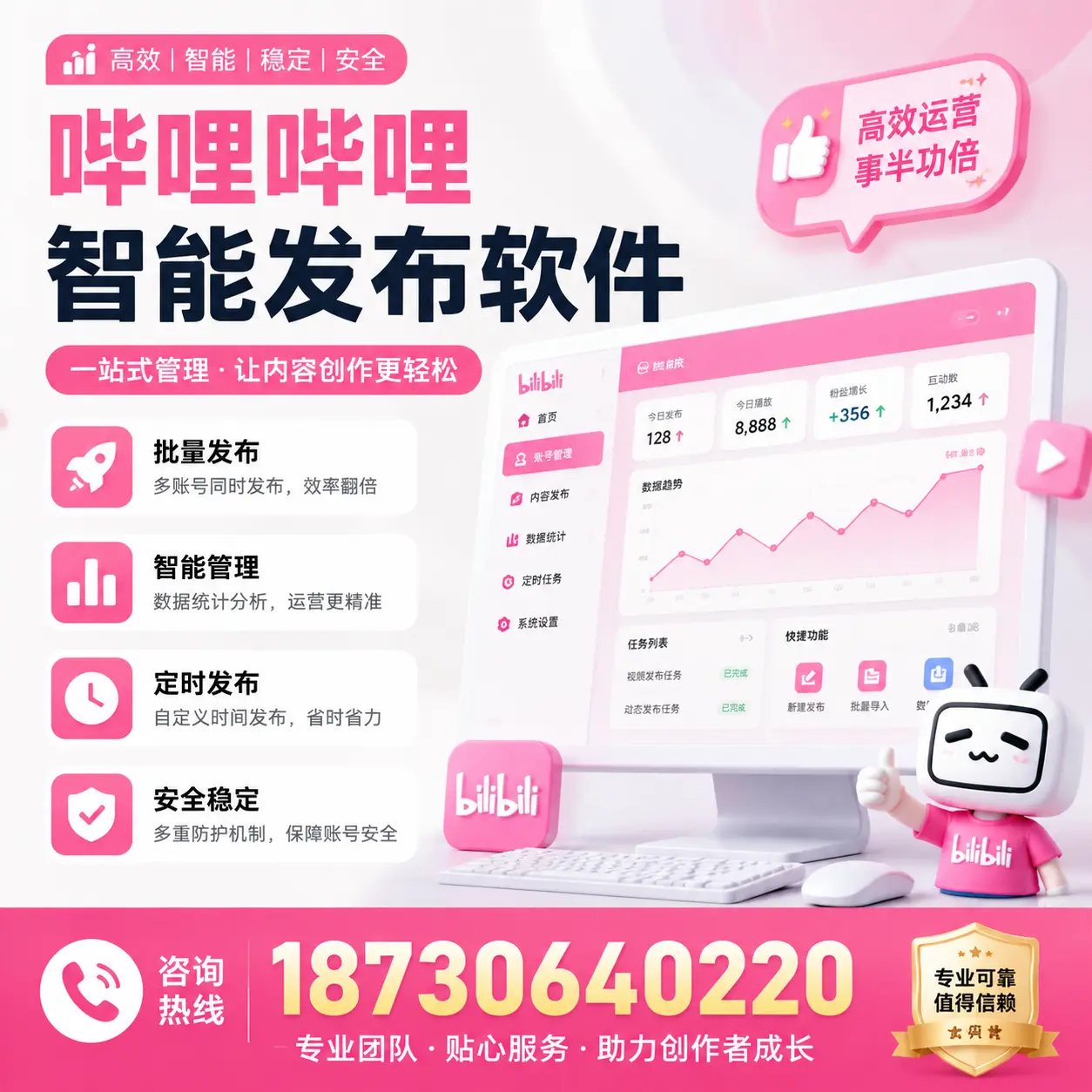 如何评估哔哩哔哩智能发布软件的ROI？韶关 企业必读